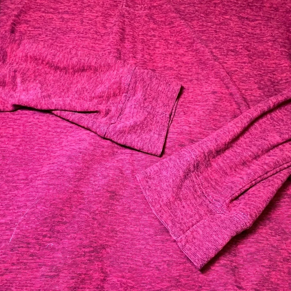 Raw Yarn Industries Mens Size Medium‎ Red Henley Shirt Super Soft Long Sleeve